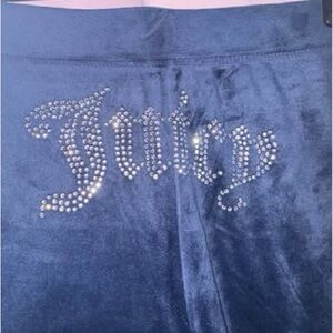 Juicy Couture Navy Velour Pants